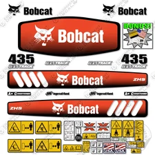 Fits Bobcat 435 Decal Kit Fast Track Excavator - 7 YEAR OUTDOOR 3M VINYL!