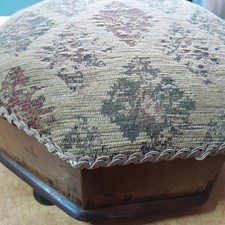 antique footstool spittoon