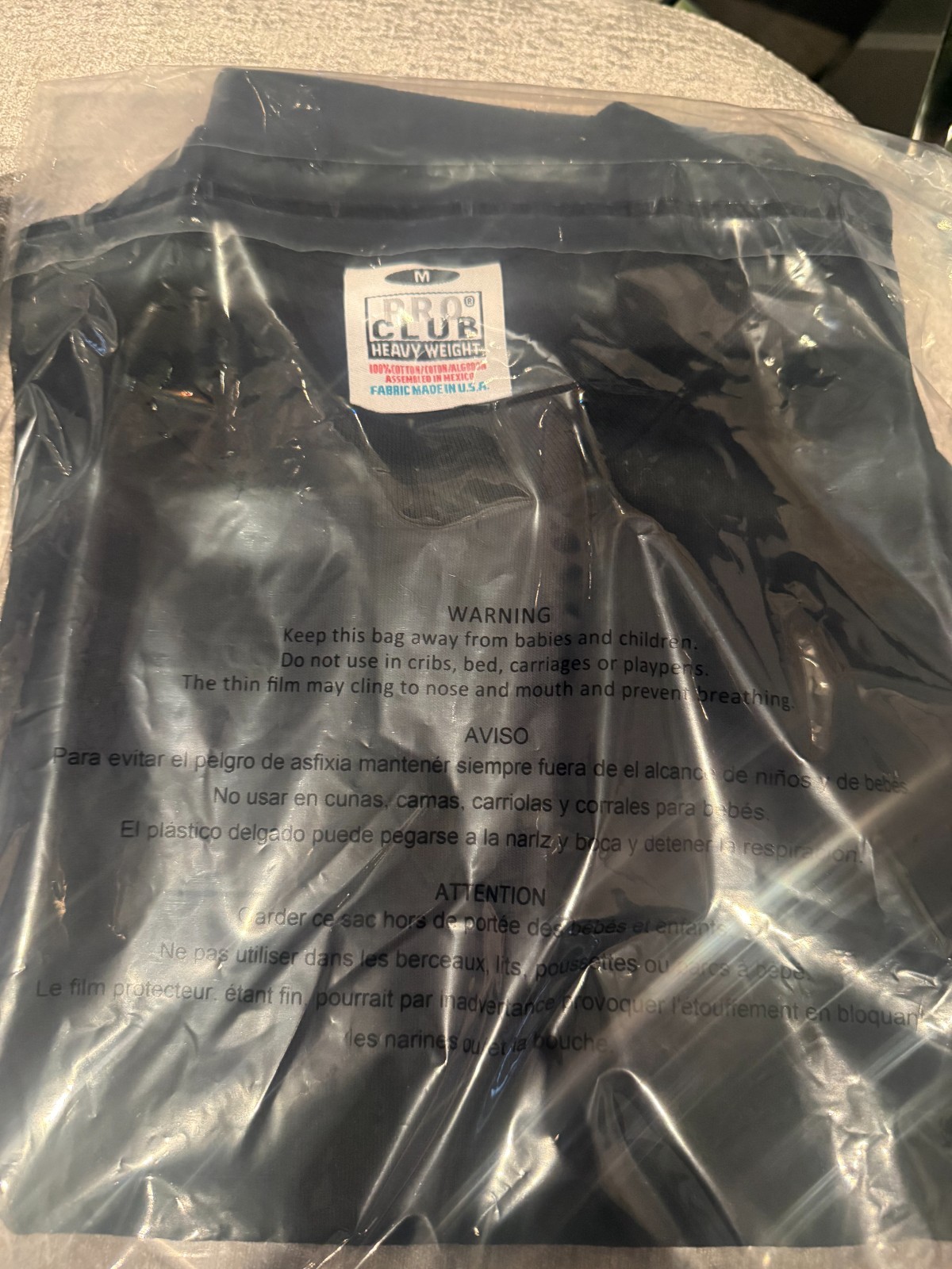 Brand New 3-Pack Heavyweight Pro Club (Bundle Deal) M T-Shirt 3