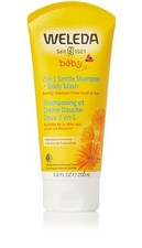Weleda Baby Calendula 2in1 Gentle Shampoo and Body Wash 6.8 Fl Oz
