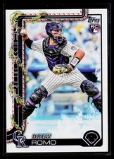 2025 Topps Holiday #H114 Drew Romo Colorado Rockies