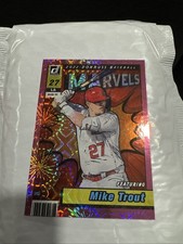 2022 Panini Donruss - Marvels Mike Trout #M-1 Pink Fireworks