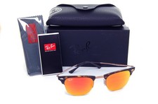 Ray-Ban CLUBMASTER LIGHT RAY RB8056 175/6Q 49mm Sonnenbrille HAVANNA GOLD ORANGE