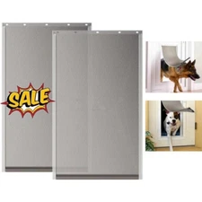 2X Dog Door Replacement Flap For Pet Safe Measures 16 7/8" x 10 1/8" PAC11-11039