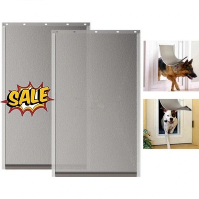 2X Dog Door Replacement Flap For Pet Safe Measures 16 7/8'' x 10 1/8'' PAC11-11039