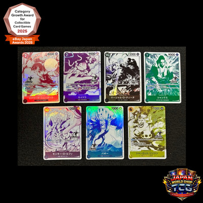 4.! ONE PIECE Card Treasure Get Campaign Promo Complete Set Of 7 Japanese 2026