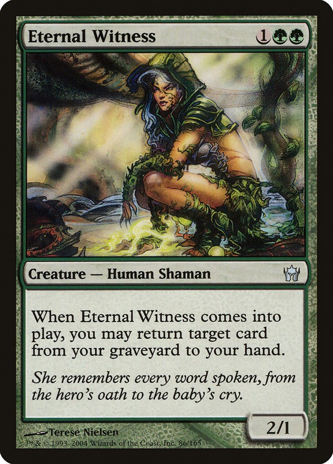 MTG Magic the Gathering Eternal Witness (86/165) Fifth Dawn LP