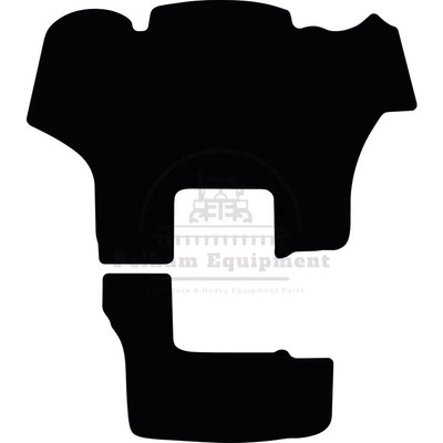 Valtra T4 Cab Floor Mat Black Velour Embroidered 12/2014+