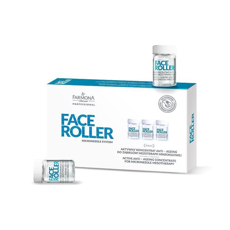Farmona face roller active concentrate anti-aging for microneedle mesotherapy
