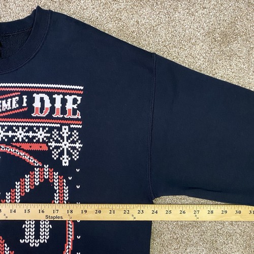 Every Time I Die Sweatshirt Men L Ugly Christmas Pullover ETID Metal Rock *RARE* - Picture 7 of 21