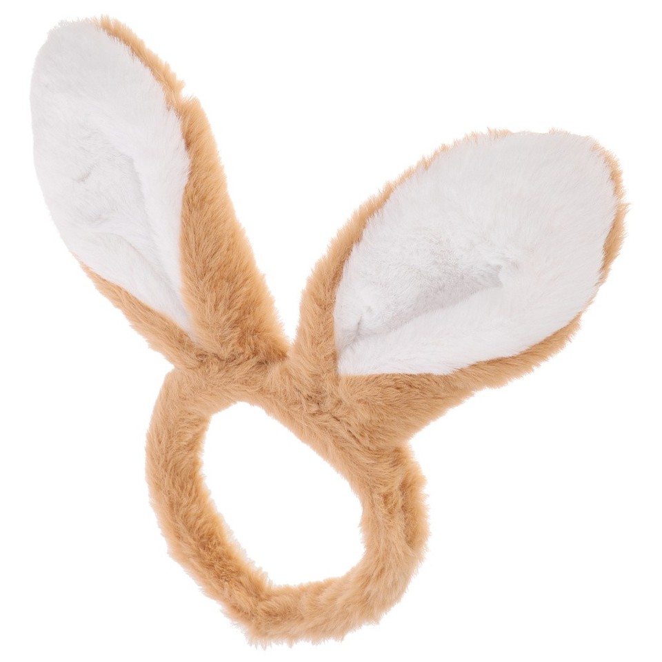 Lot De 3 Serre-têtes Oreilles De Lapin En Peluche – Accessoires De Pâques, Carnaval, Cosplay, Avec Anneau Et Queue, Pour Enfants Et Adultes (Bleu)