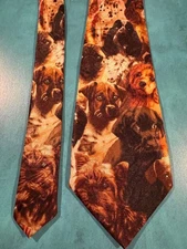 Steven Harris Novelty Tie – Dog Print Design 🐾