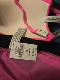 Victoria's Secret PINK 36B Bra & Panty Set Large.  NWT.