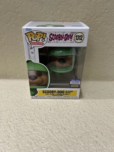 Funko Pop Animation! Scooby-Doo, (in Scuba Outfit ) #1312 Vinyl Exclusive SDCC