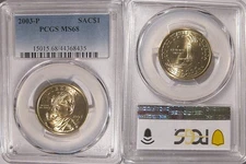 2003 P Sacagawea Dollar $1 PCGS MS68