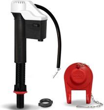 Korky 818BP QuietFILL Universal Toilet Fill Valve and Premium Flapper Easy to In