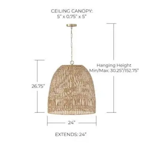 Capital Lighting Naomi 3 Light 24" Wide Pendant - Picture 2 of 4