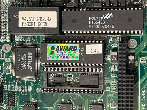 PEAK 530F PCI-ISA PICMG 1.0 SBC COMBO AMD K6/300 CPU 128MB RAM RAGE II BACKPLANE - Picture 11 of 21