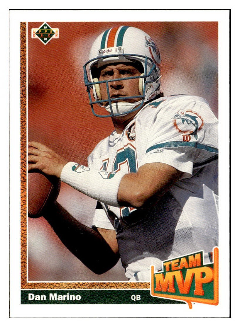 Dan Marino #465 Football Cards 1991 Upper Deck trading card — raw and PSA graded price guide