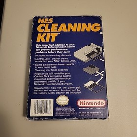 Nintendo NES Control Deck Cleaner Cleaning Kit OEM Official NES-030 & Manual