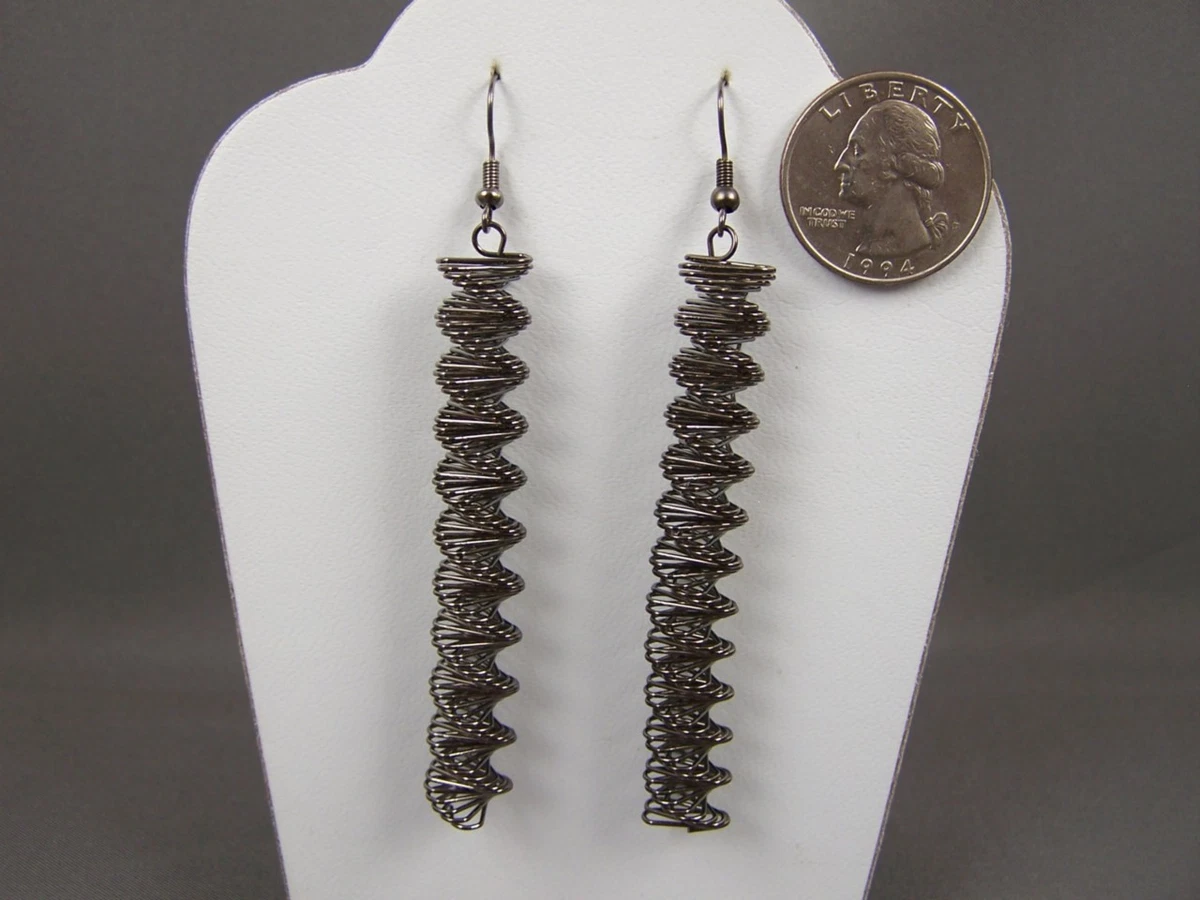 Long store earrings ebay