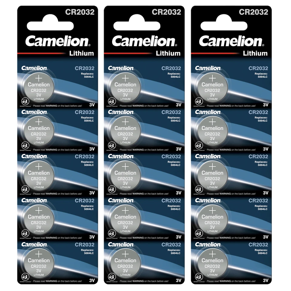 Camelion CR2032 CR-2032 Knopfzellen Batterie 3V Lithium Knopfzelle MHD 10.2034