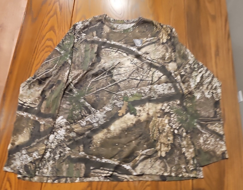 Realtree Men's Long Sleeve Scent Control Hunting T-Shirt – Size 2XL – APX Camo - Picture 2 of 7