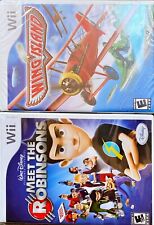 TWO Wii Games NIB Wing island AND Meet The Robinsons for Wii