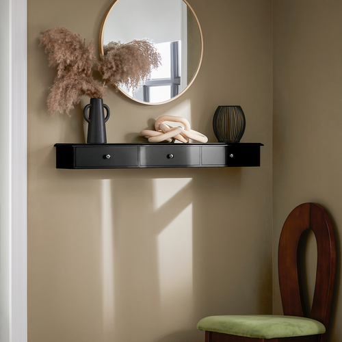 B-Waren Wandschrank Badezimmerschrank Hängeregal Wandregal FRG43-L-SCH-bwaren - Bild 9 von 12