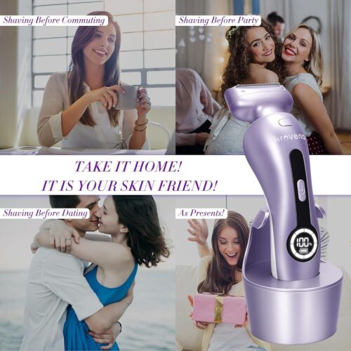 Electric Shaver for Women Best Electric Razor for Womens Bikini Legs Underarm - Picture 9 of 11