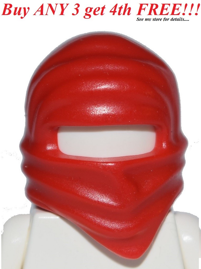 ☀️NEW Lego City Boy/Girl Minifig Hat Red Ninjago ninja Kai