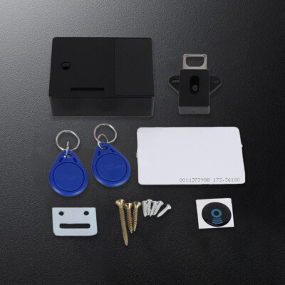 T3 Invisible RFID Smart Sensor Cabinet Locker Wardrobe Shoe Drawer Door Lock DE