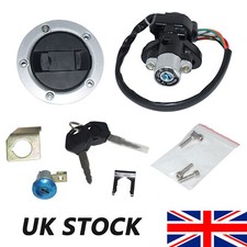 Ignition Switch Fuel Gas Cap Seat Lock Key For SUZUKI GSXR600 750 1000 GSF650 UK