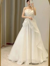 New Wedding Dresses Strapless Fashion Cheap Bride Dress