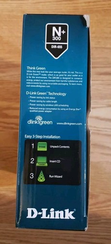 Pre-owned D-Link DIR-655 Xtreme N Gigabit Wireless Router N+300 No Power Cord - Picture 3 of 11