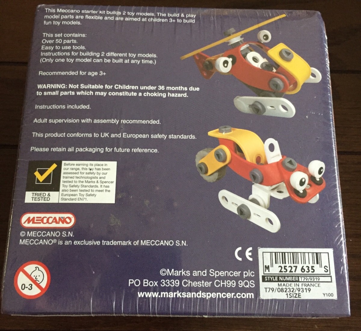 Marks & Spencer Meccano Build & Play 2 fun toy models 50+ flexible parts Age 3+ | eBay Marks & Spencer Meccano Build & Play 2 fun toy models 50+ flexible parts Age 3+ | eBay
