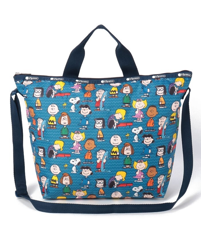 【LeSportsac】PEANUTS GANG DELUXE EASY CARRY TOTE★関税込★ LeSportsac × PEANUTS DELUXE EASY CARRY TOTE Peanuts Gang