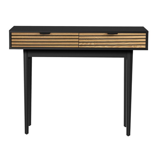 Oikiture Console Table Entry Hallway Side Table Display Desk w/Storage 2 Drawer - Picture 3 of 9