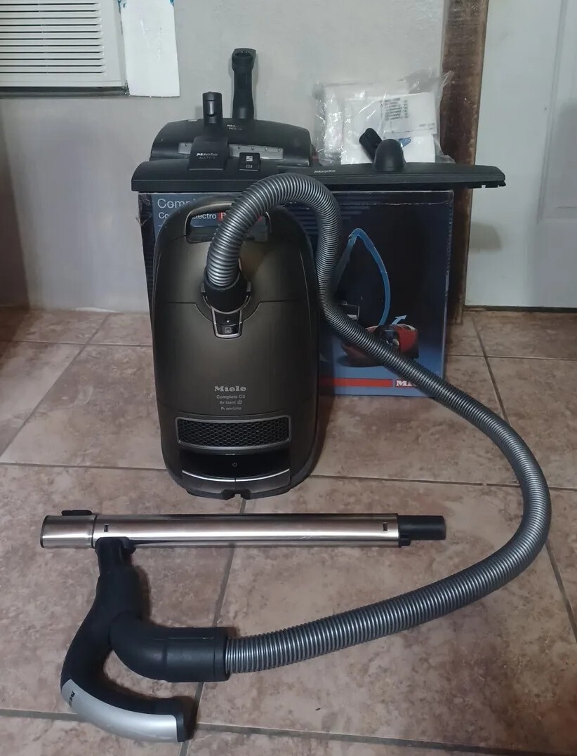 Miele Complete C3 Brilliant PowerLine Bronze Canister Vacuum Cleaner