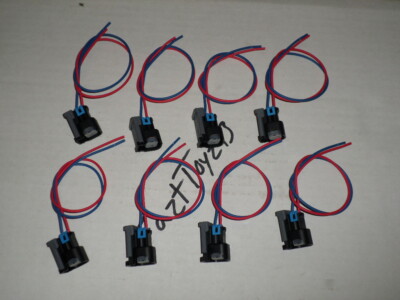 Juego De 8 Conectores (pigtails) EV6 Para Inyectores, Compatibles Con Motores GM LS2 LS3 LS7 L76 L92 L99 LSA Y Algunos Ford/Chevy