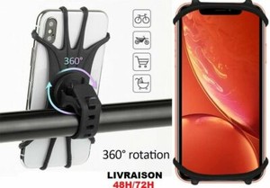 Support Velo Telephonique Universel Pour Tout Smartphone GPS 360 Extensible