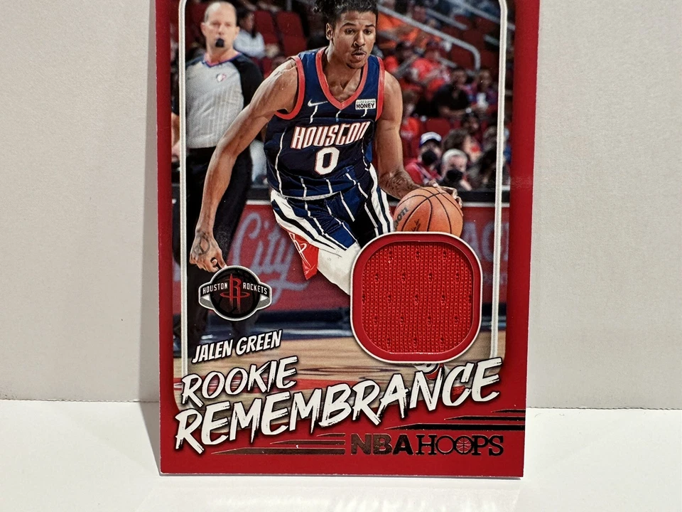 2022-23 Panini NBA Hoops Rookie Remembrance Jalen Green #RR-JGH Basketball Card! - Image 3 of 4