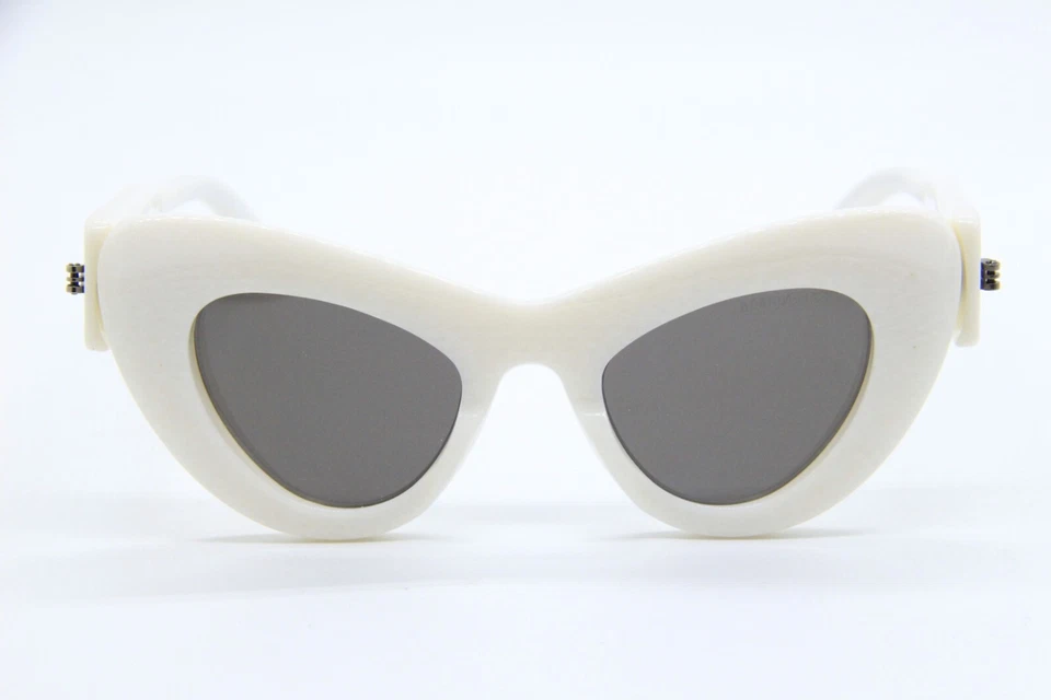 NUEVAS GAFAS DE SOL BALENCIAGA BB 0204S 003 XL BLANCAS AUTÉNTICAS 49-23 Foto 2 de 4