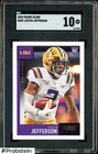 2020 Panini Score #430 Justin Jefferson RC Rookie SGC 10 GEM MINT