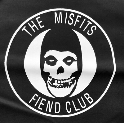 MISFITS Fiend Club big back patch punk horror metal rock n roll