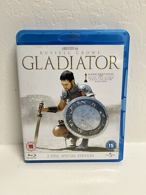 Gladiator 2 Disc Special Edition Extended Blu-ray 2000 Region Free UK Import