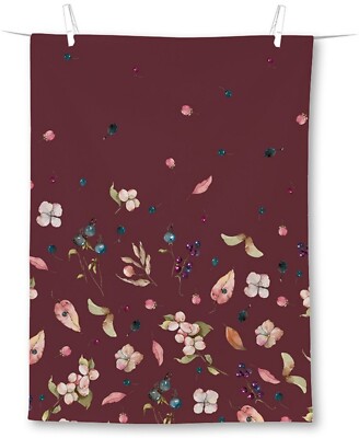Geschirrtuch 50 x 70 cm Baumwolle Blätter Beeren Aurelia IHR Ideal Home Range