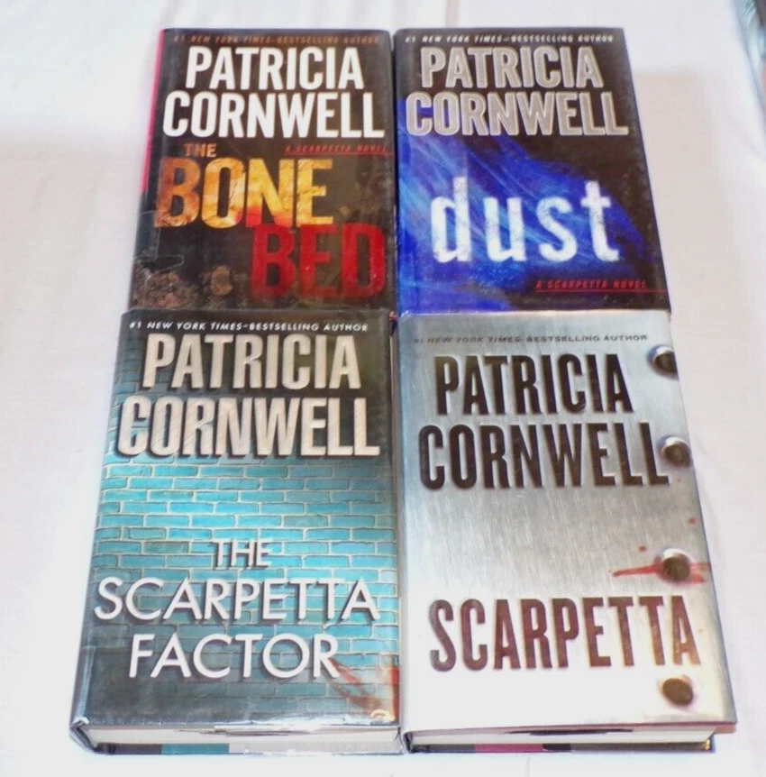 Lot 18 Patricia Cornwell Scarpetta HB Books Flesh & Blood Bone Bed Dust Factor - Image 2 of 4