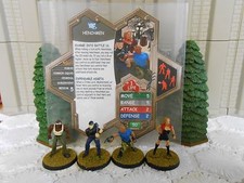 Heroscape Custom Henchmen Double Sided Card  Figure w/ Sleeve DC