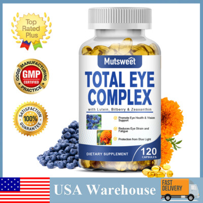 Eye Vitamin Mineral Capsule Lutein Zeaxanthin Support Eye Health Visual Acuity